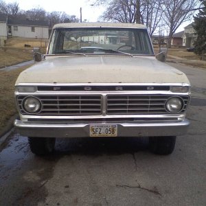F-100 nice front end