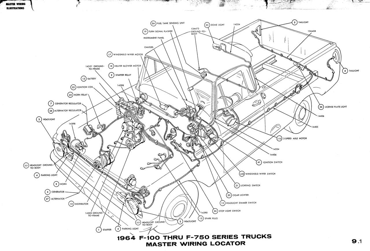 1964 wiring diagrams - Ford Truck Fanatics