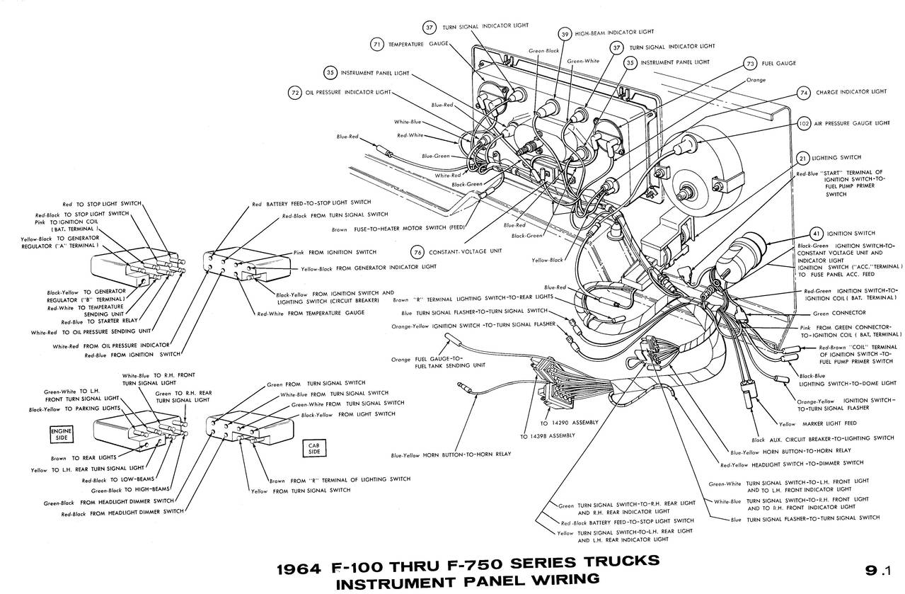 1964 wiring diagrams - Ford Truck Fanatics