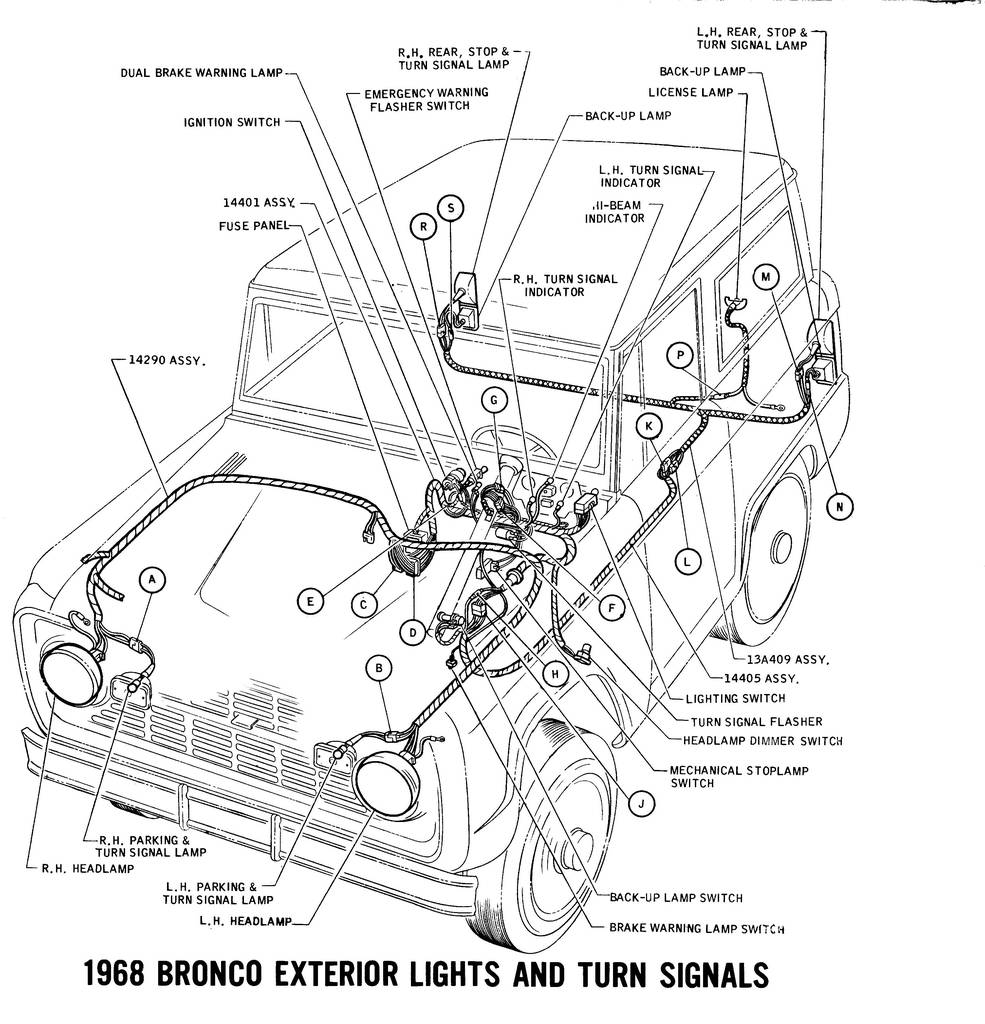 1968 Bronco Wiring Diagrams