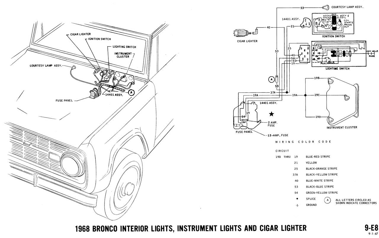 1968 Bronco wiring diagrams - Ford Truck Fanatics