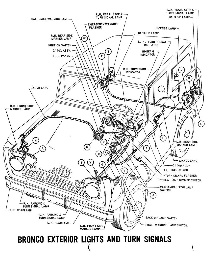 1971 Bronco Wiring Diagrams