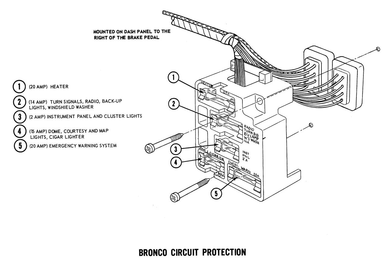 Wiring Schematic For 1971 Bronco - Ford Starter Solenoid Wiring Diagram