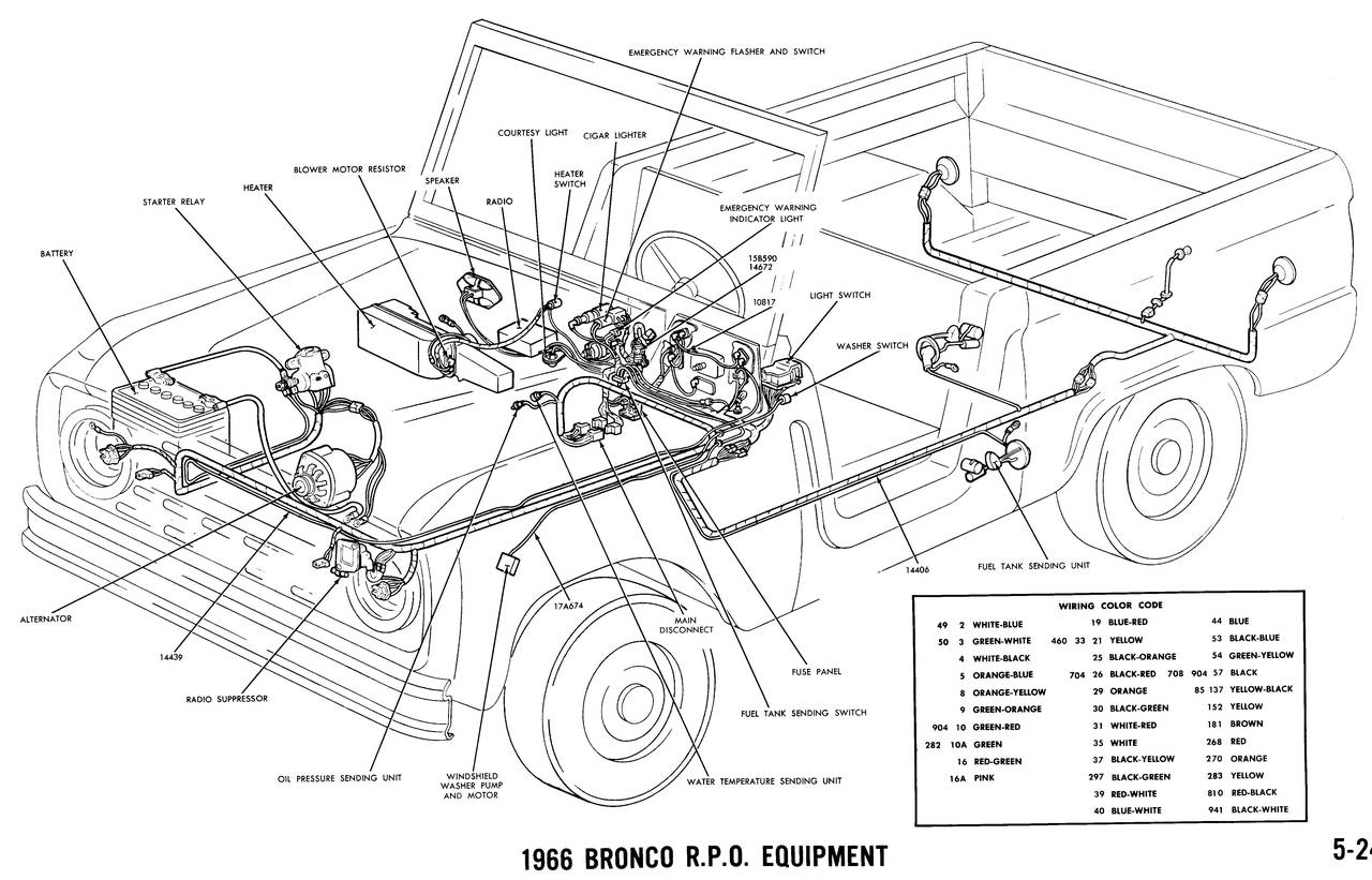 1966 Bronco wiring diagrams - Ford Truck Fanatics