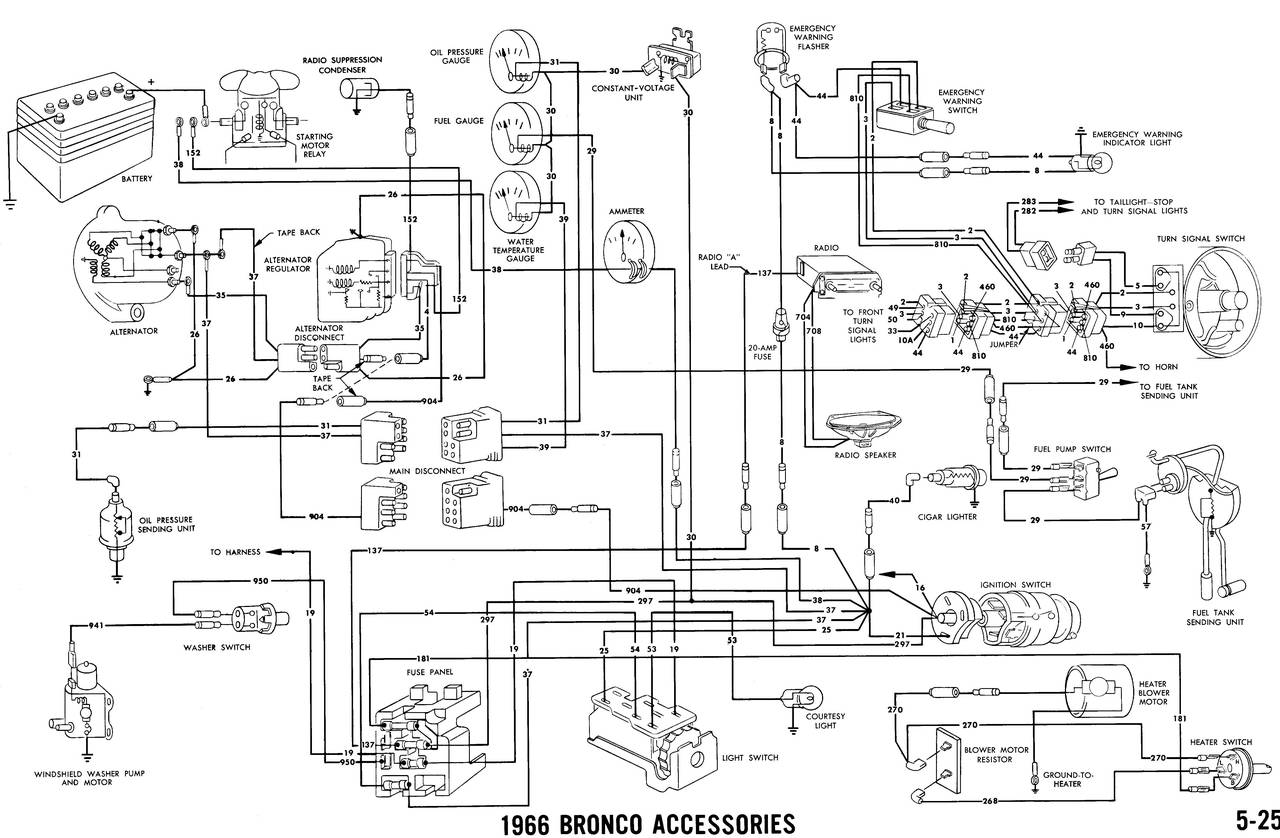 1966 Bronco Wiring Diagrams
