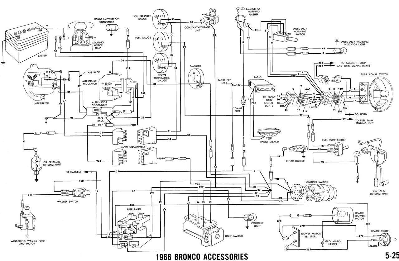 1966 Bronco Wiring Diagrams Ford Truck Fanatics