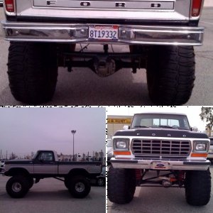 1979 Silver & Black Ford F-150 Lariat 4x4