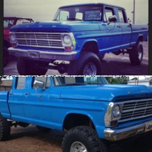 1969 Ford F250 CrewCab 4x4