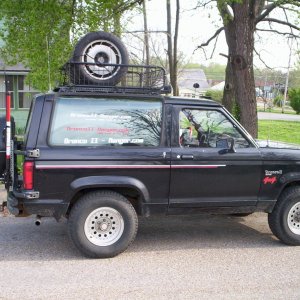 Hauling tires for my Vette