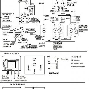 1989 Fuel Sel F-series with relay mod.