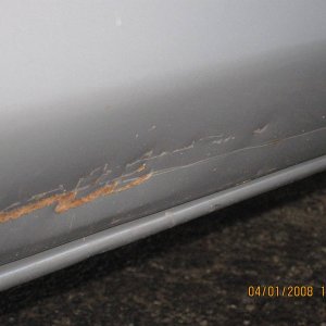 Driver Door Damage