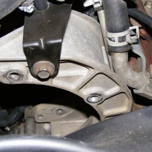 Front View of Alternator Bracket