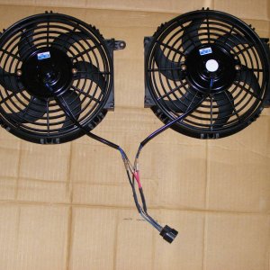 2 X 10" A/C fans