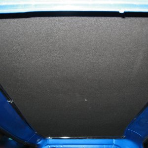 Headliner, used thin carpet