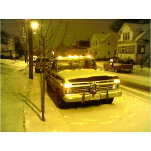 Snow around Christmas time