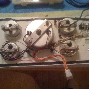 Back of custom dash