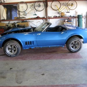 68 Vette just back from the paint shop