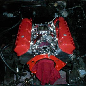 during the engine build
