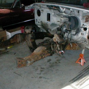 Stripped and waiting