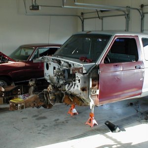 Stripped and waiting