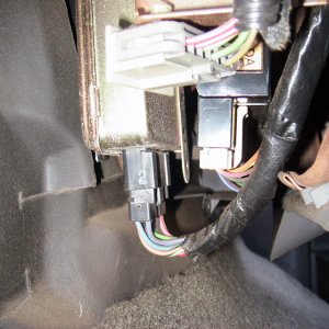 wiring below stereo
