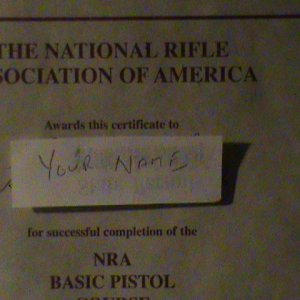CCW Certificate/Permit