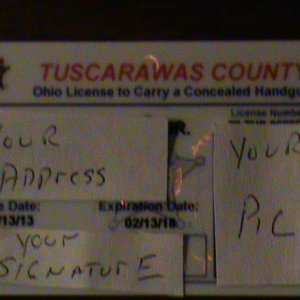 CCW Certificate/Permit