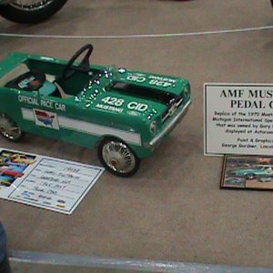 Mustang Pedal car..Detroit Autorama