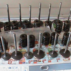 cleanup of valve train, intake prep