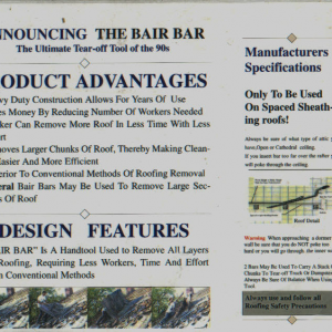 Bair Bar Brochure