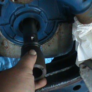 front cover diassembly/cam removal