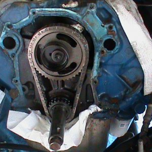 front cover diassembly/cam removal