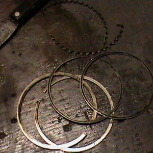 Piston cleaning,preping