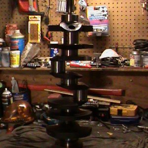 Crank buffing,block honing,cam bearing installation