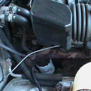 oil filter location of the 4.0 on the 05 Explorer