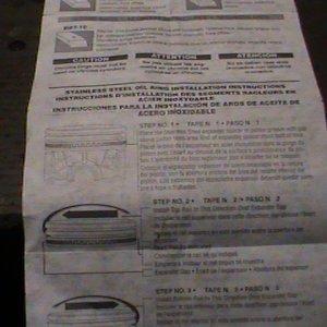 Piston ring installation