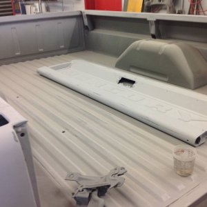 prepped box and tailgate