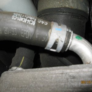 disconnect two cac coolant lines