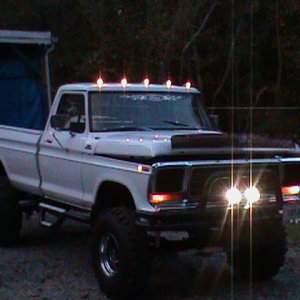 cab lights installed dusk shot
