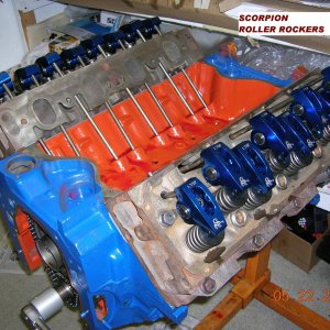 O.E.M. Heads w/Scorpion Roller Rockers