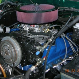 Engine installed