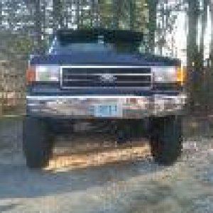 lifted front view