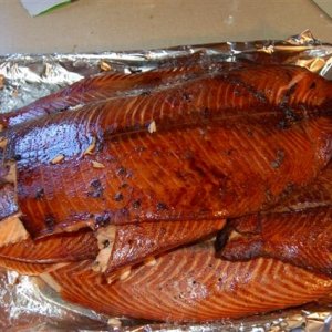 Smoked Salmon, Brisket, and chickens!!
