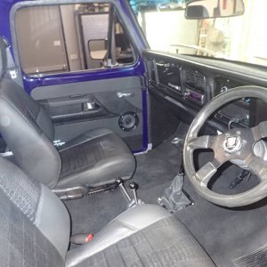 my new interior for my 1977 f150