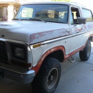 78 bronco project