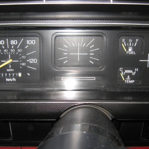 factory dash with out tachometer option