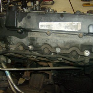 remove exhaust manifold (dipstick wont come out)