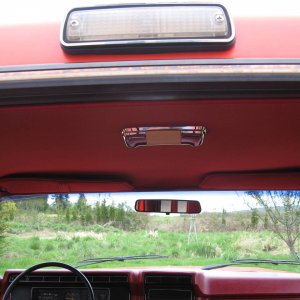 new headliner with dome, map, courtesy and cargo light option