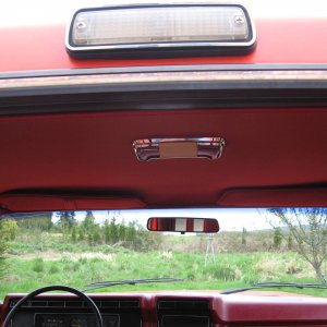 new headliner with dome, map, courtesy and cargo light option