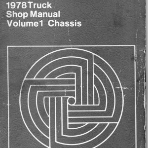 1978 Ford Truck Manual, Volume 1(Chassis)